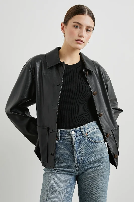 Jackets quiz vibe-HAISLEY JACKET - BLACK