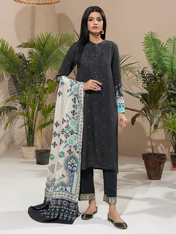 Women's clothing stylish-2 Piece Linen Suit-Printed (Unstitched)