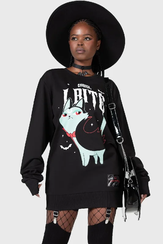 Runway hoodies & sweatshirts-Cat Spat Sweatshirt