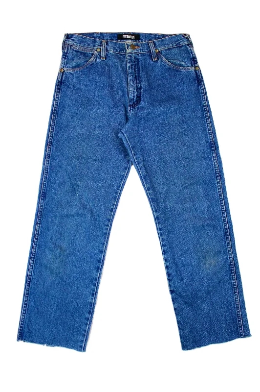 Bottoms for chores-Reformation - Reworked Wrangler Jeans