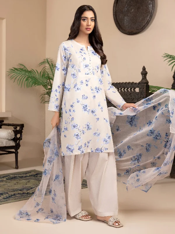 Women's clothing cost-effective-3 Piece Lawn Suit-Printed (Unstitched)