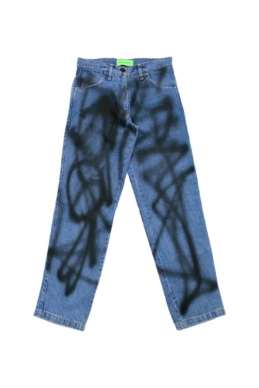 Bottoms for running-Liberal Youth Ministry - Spray Paint Jeans