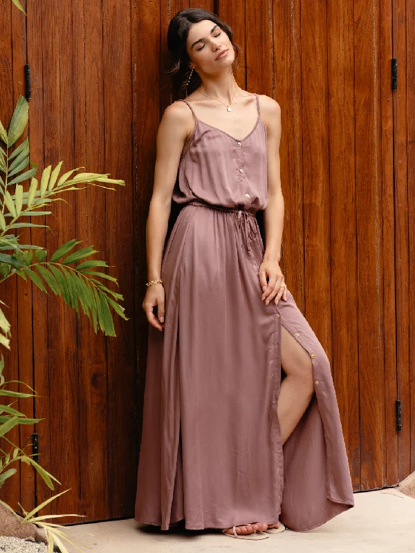 Blush chic dresses-Persia Ecovero™ Dress Plum