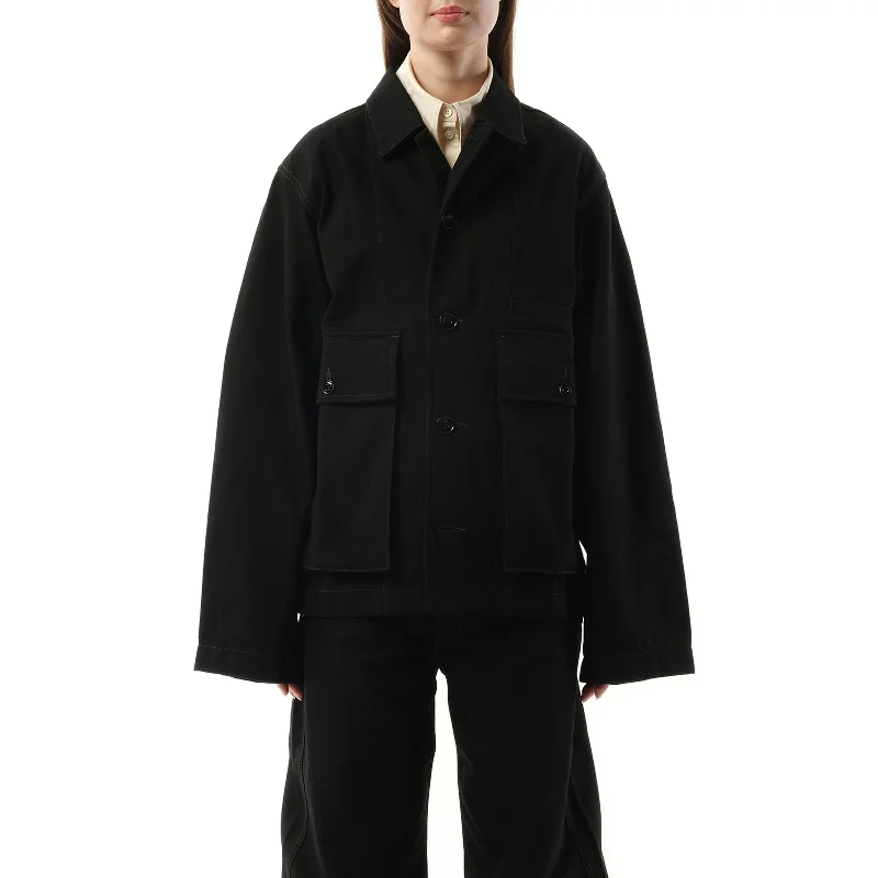 Jackets expo style-Boxy Jacket in Black