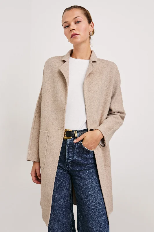 Jackets burg wrap-EVEREST COAT - OATMEAL