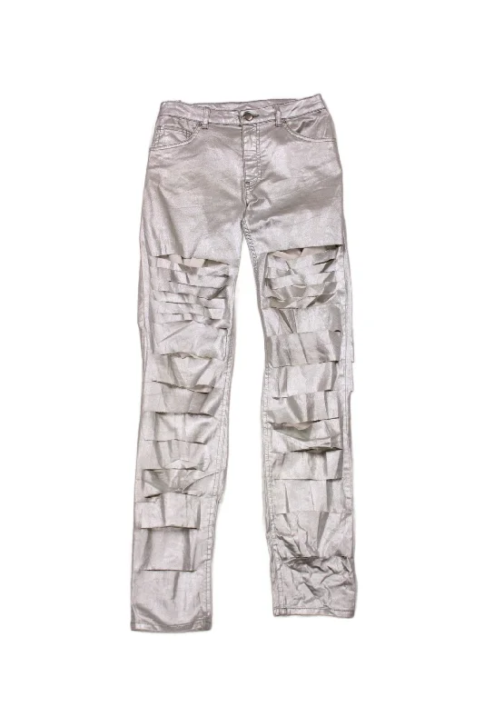 Bottoms for dinner-Tenwi - Silver Rip Jeans