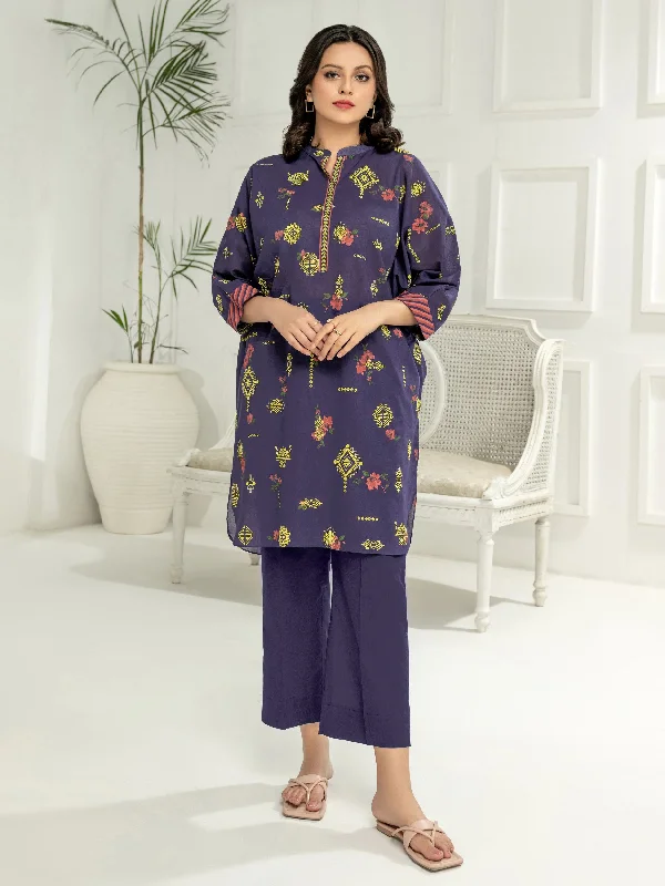 Women's clothing quick ship-2 Piece Lawn Suit-Pasted Printed (Unstitched)