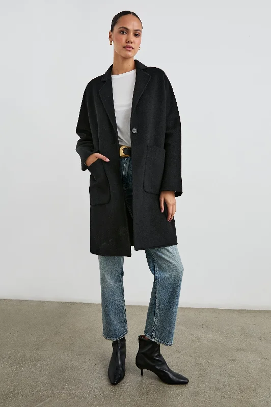 Jackets den layer-EVEREST COAT - BLACK