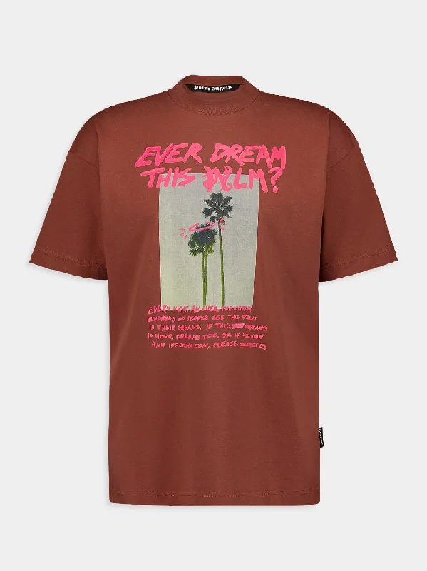 Women's clothing nature-inspired-Palm Dream Graphic T-Shirt