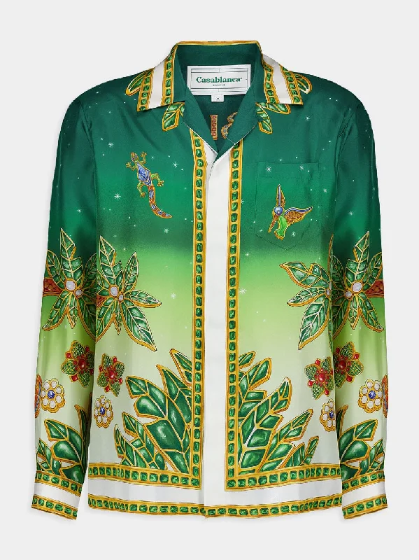 Women's clothing suburban-Joyaux D'Afrique Silk Shirt