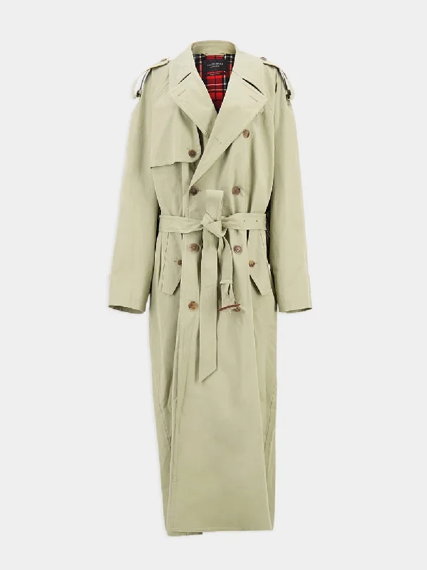 Women's clothing in-demand-Double-Breasted Trench Coat