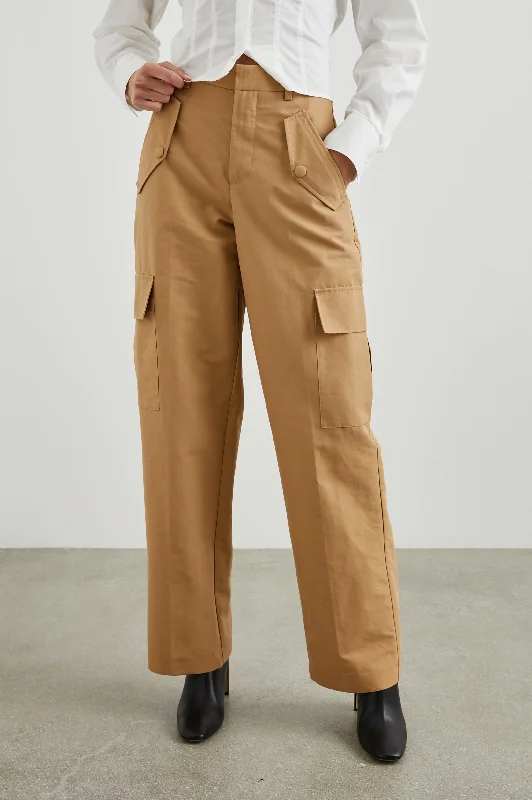 Bottoms with accessories-DALEY PANT - CAMEL