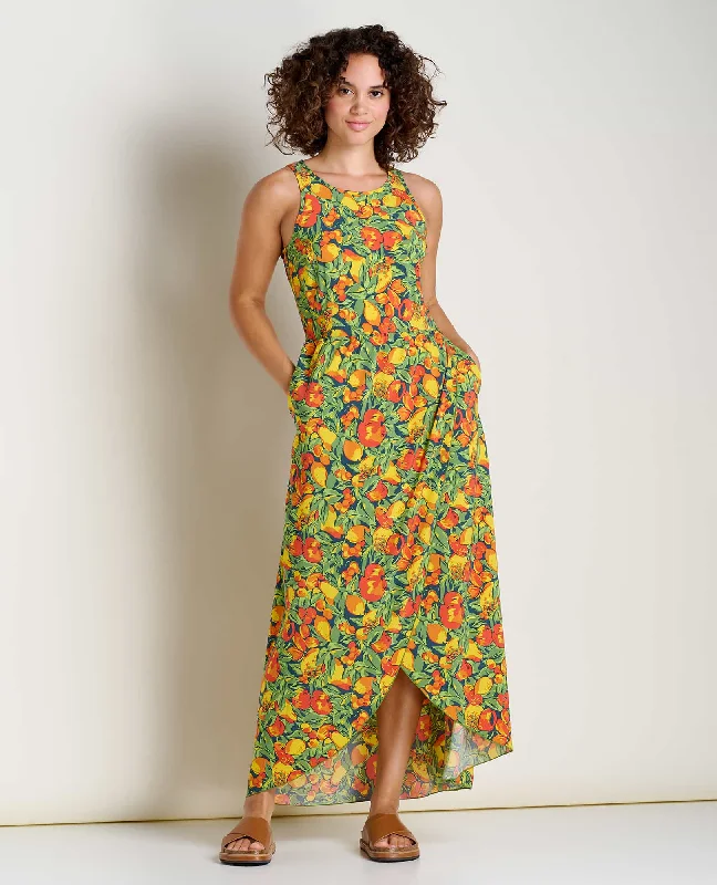 Retro flair dresses-Sunkissed Maxi Dress