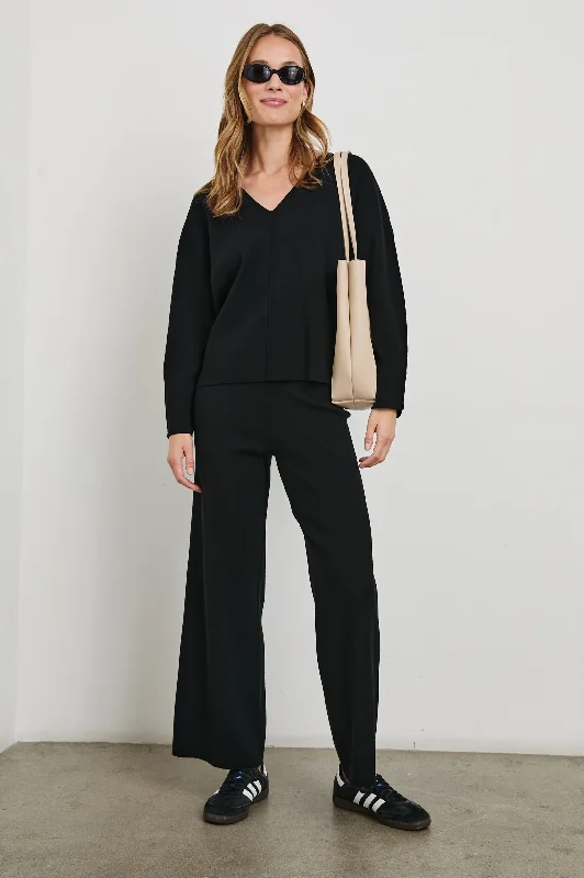 Bottoms with budget friendly-KRISTA PANT - BLACK