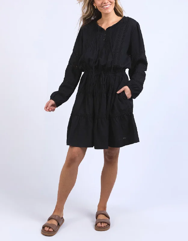 Work smart dresses-Bonnie Dress - Black