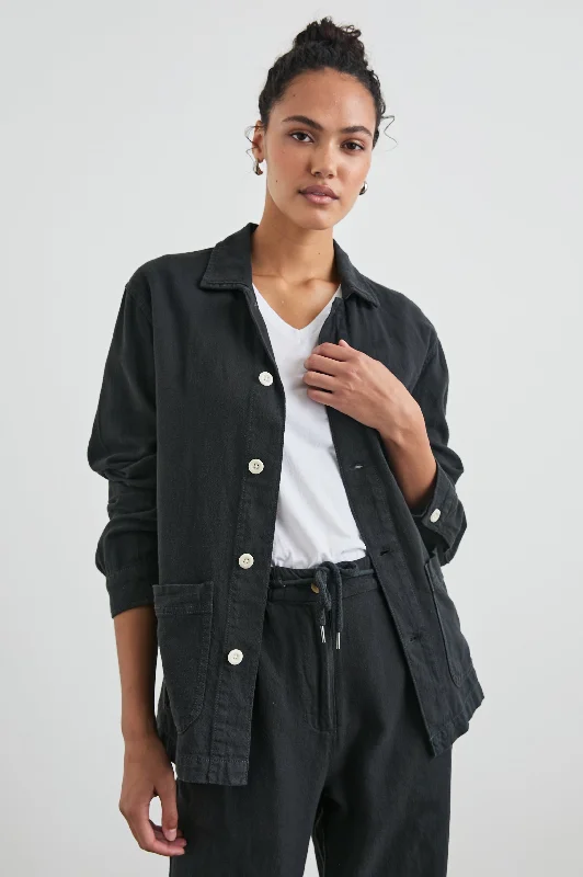 Jackets zest style-GWEN JACKET - WASHED BLACK