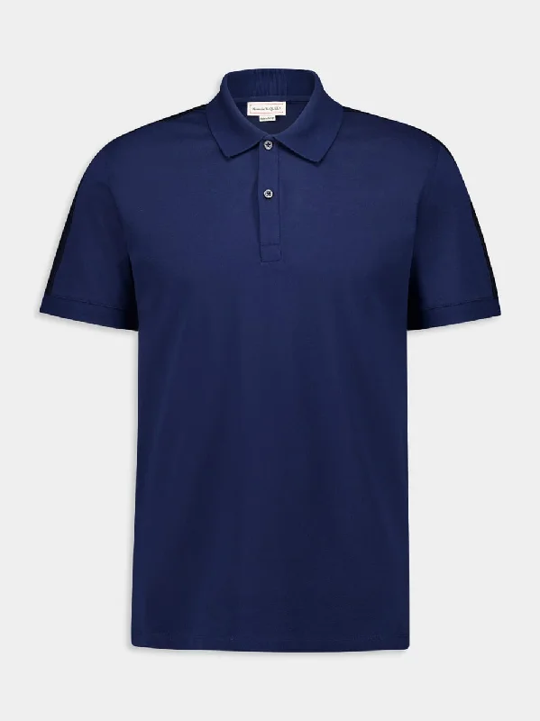 Women's clothing meeting-Blue Polo Shirt