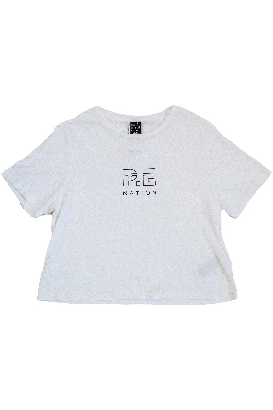 Futuristic Tops-P.E Nation - Logo Tee