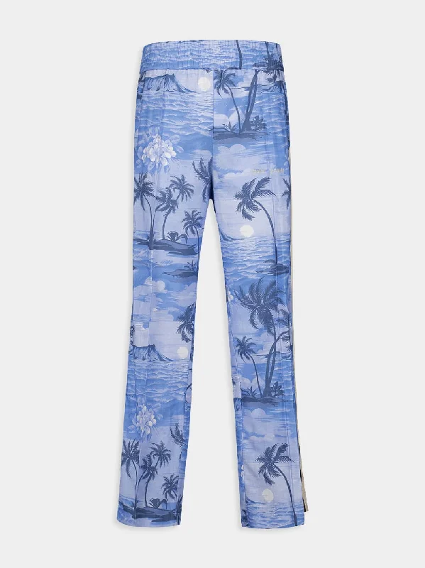 Women's clothing upcycled-Island Print Trousers