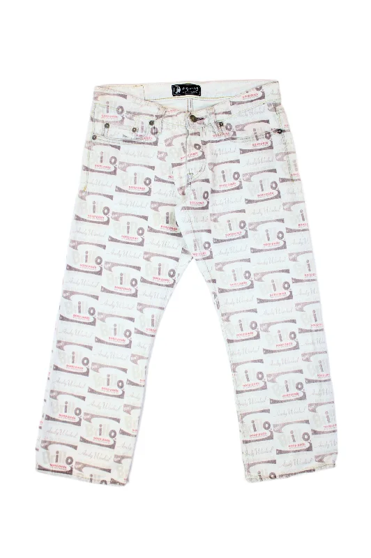 Bottoms for movie nights-Andy Warhol by Hysteric Glamour - Brillo Print Jeans