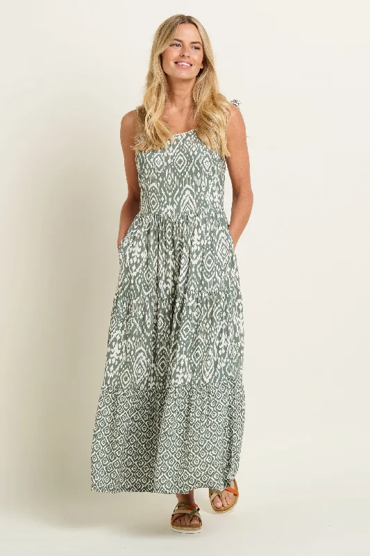 Shiny satin dresses-Orla Maxi Dress