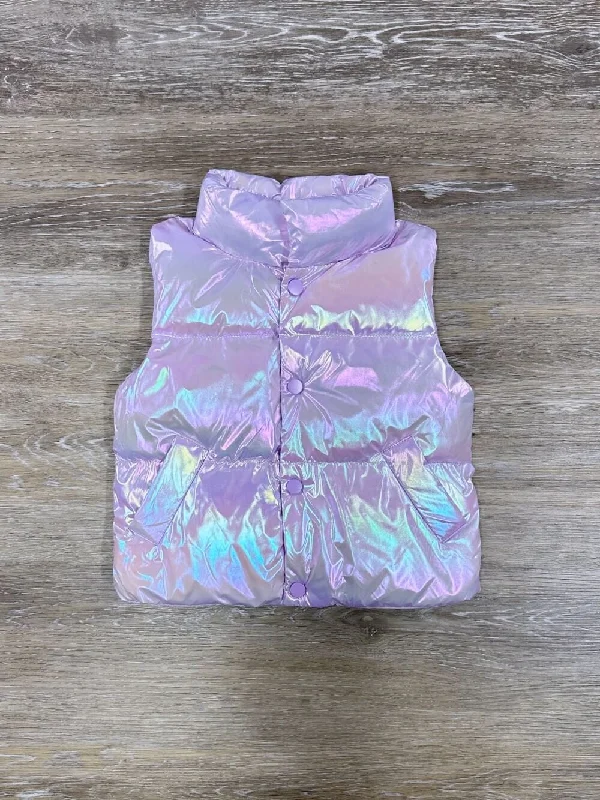 Jackets marbled effect-Girls Iridescent Puffer Vest - Lilac