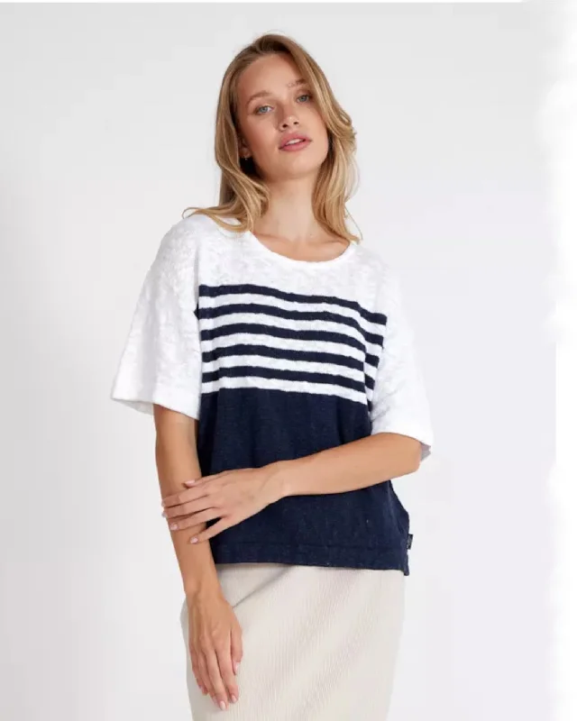 Captain Tops-Holebrook Isabella Knitted Tee