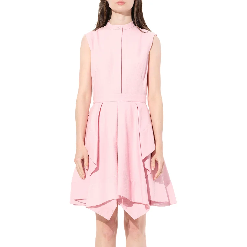 Maternity cotton dresses-Cotton Piquet Dress in Pink