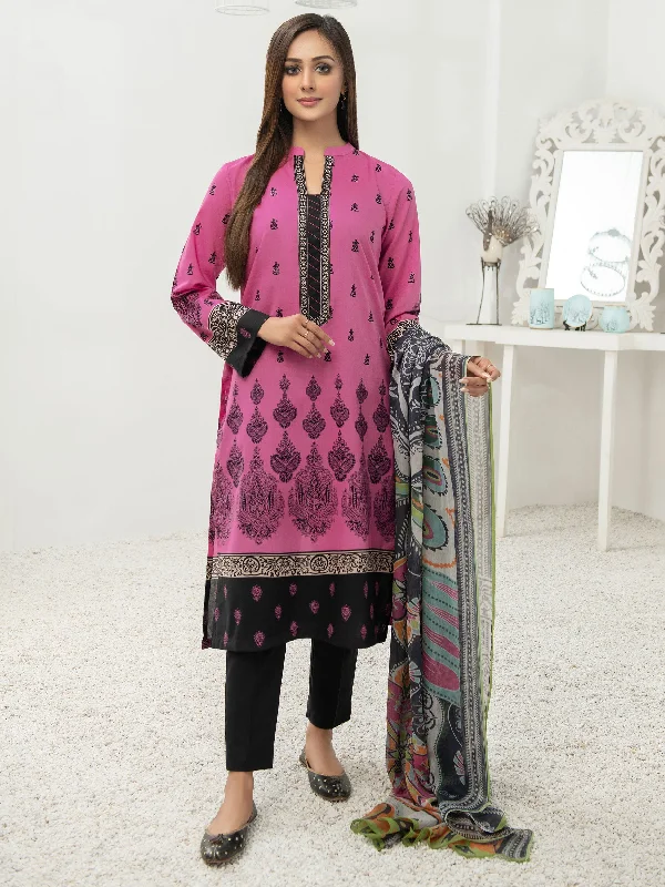 Women's clothing dinner look-2 Piece Lawn Suit-Printed (Unstitched)