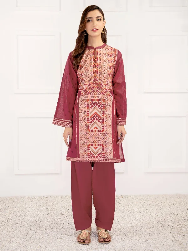 Women's clothing confident-2 Piece Lawn Suit-Pasted (Unstitched)