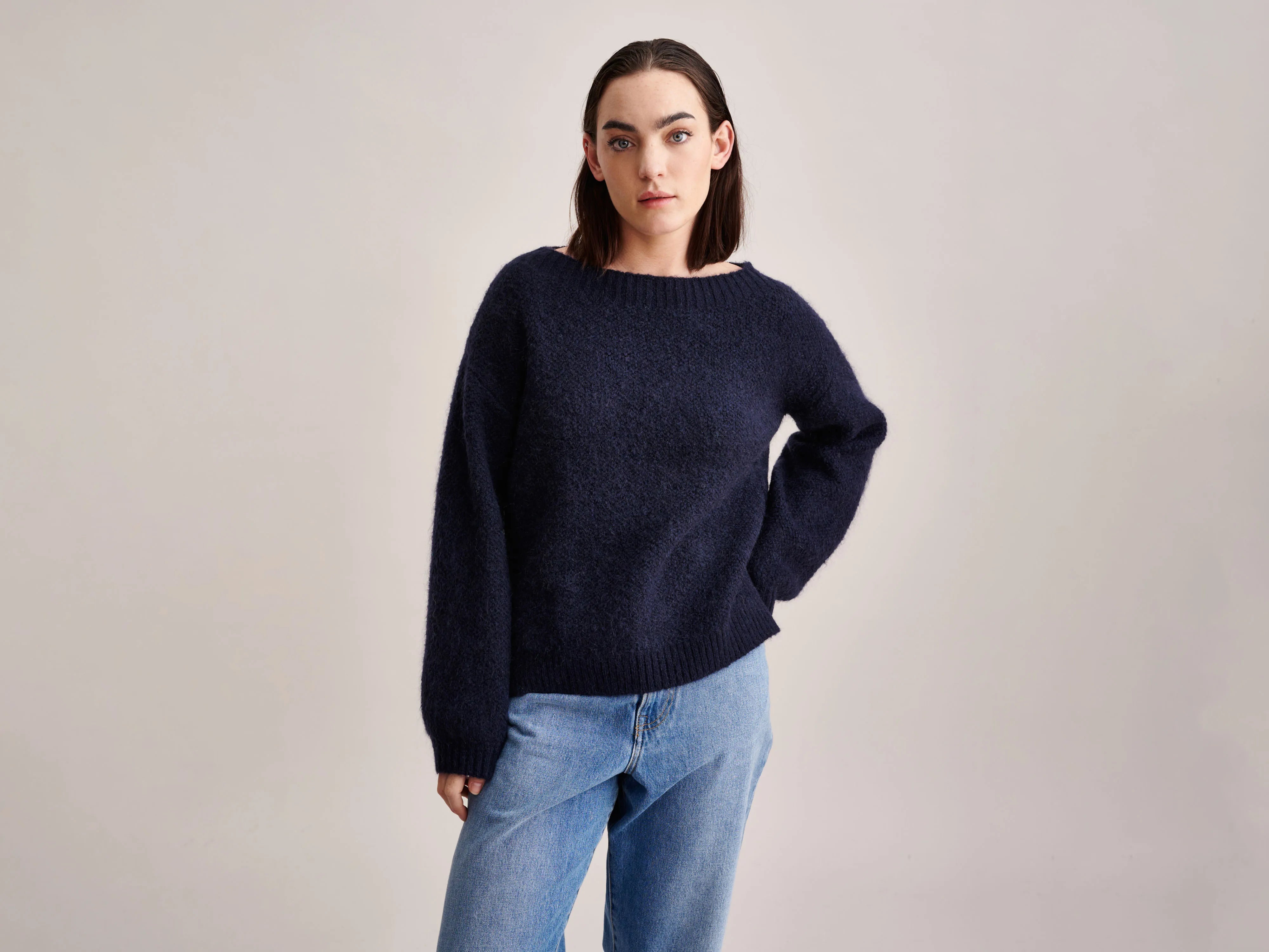 Sweaters premium finish-Ayle Sweater (232 / W / INK)