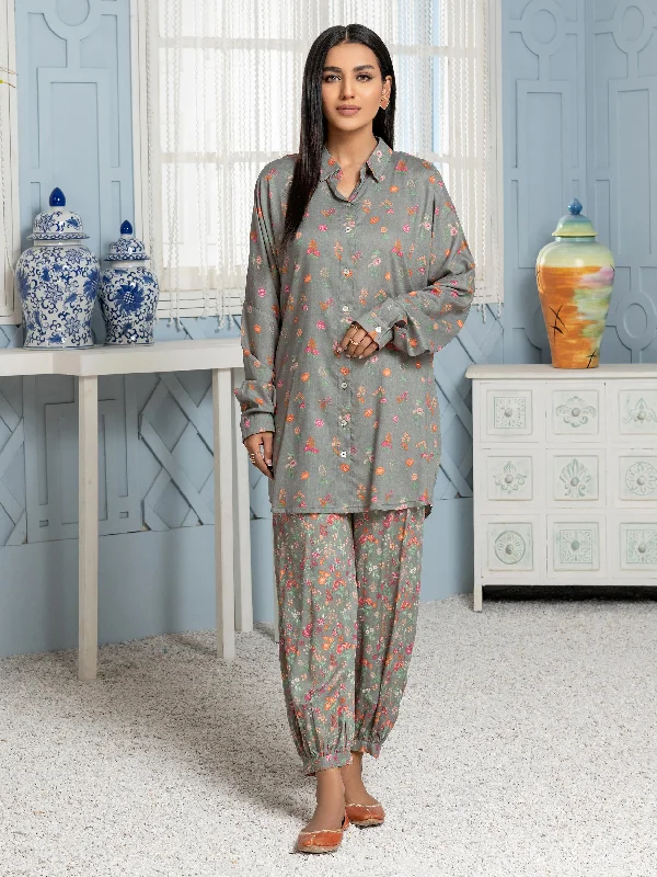 Women's clothing splurge-worthy-2 Piece Viscose Lawn Suit-Printed (Unstitched)