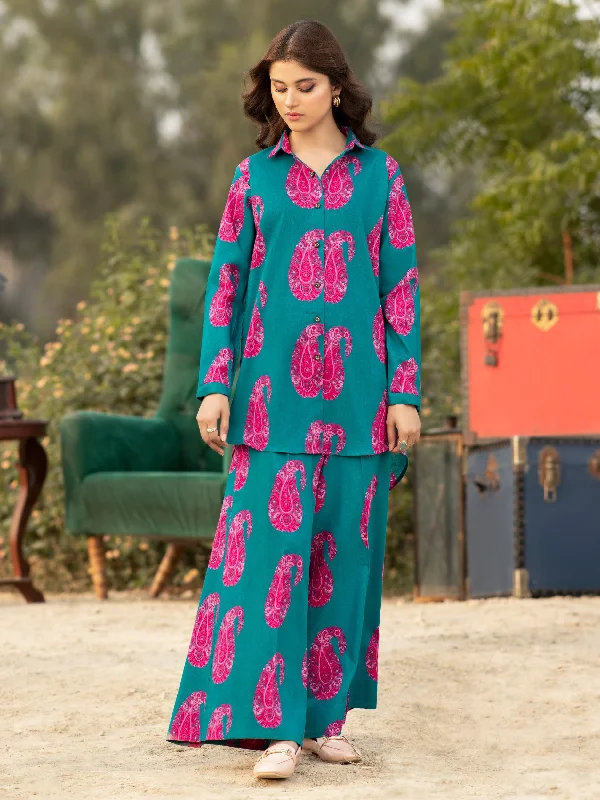 Women's clothing timeless wear-Khaddar Shirt-Printed (Unstitched)