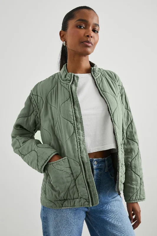 Jackets tang layer-DENVER JACKET - SAGE DENIM