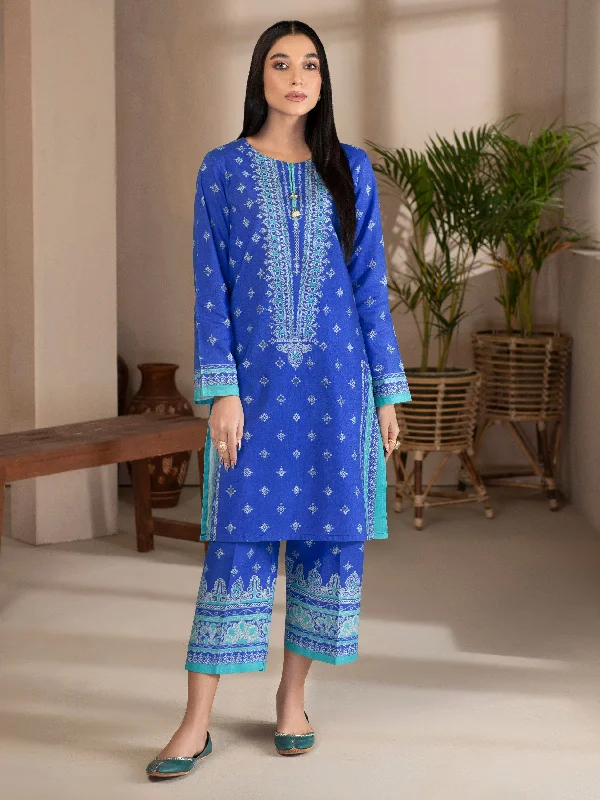 Women's clothing short sleeves-2 Piece Khaddar Suit-Printed (Unstitched)