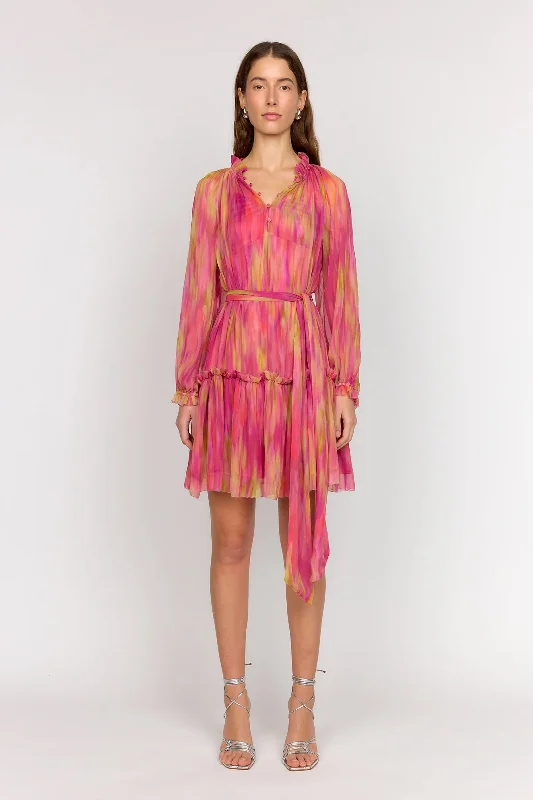 Boho chic dresses-Christy Lynn Jenny Dress in Amber Glass