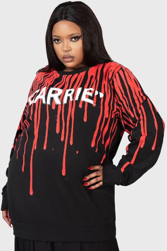 Detachable-hood hoodies & sweatshirts-Carrie Sweatshirt [PLUS]