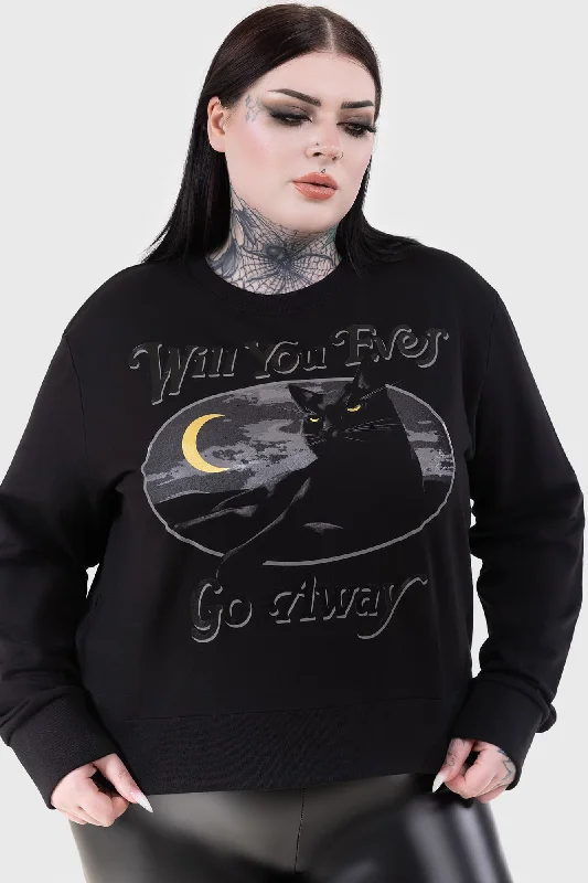 Anti-wrinkle hoodies & sweatshirts-Go Away Sweatshirt [PLUS]