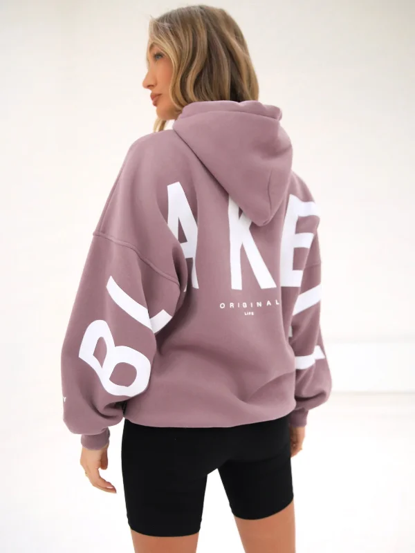 Seamless hoodies & sweatshirts-Isabel Oversized Hoodie - Dusty Pink