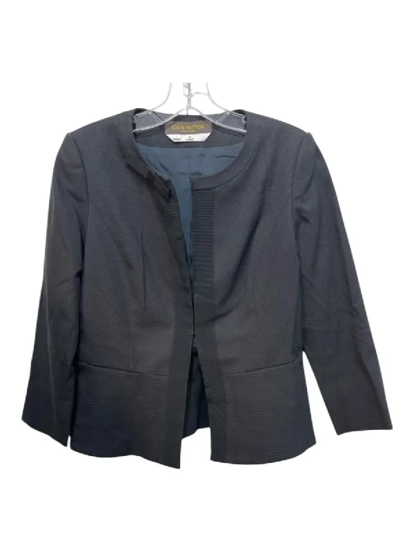 Jackets value bundle-Louis Vuitton Uniformes Size 38 Black Cotton & Polyester Basket Weave Jacket