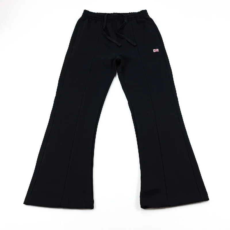 Bottoms with velcro-TMC Women's Flare Pants - Black