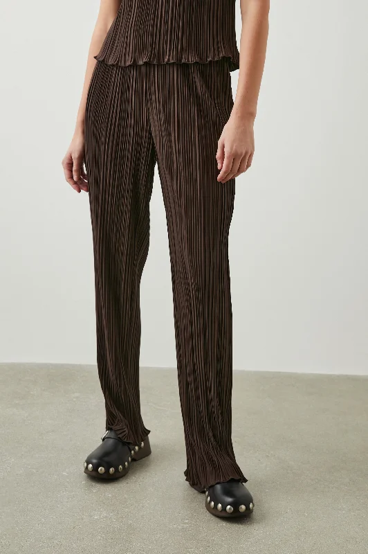 Bottoms with blouses-ROWAN PANT - ESPRESSO