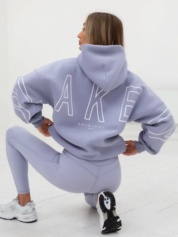 Imported hoodies & sweatshirts-Outline Isabel Oversized Hoodie - Light Violet