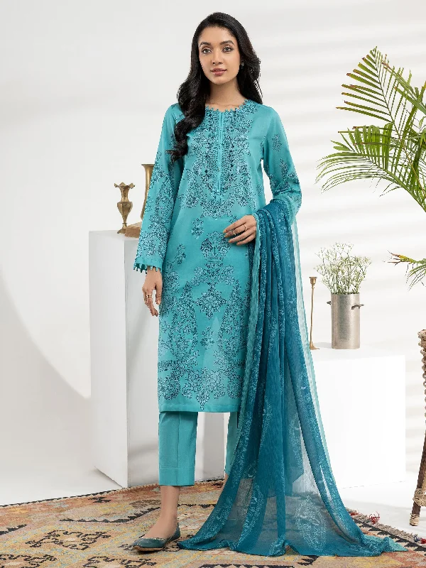 Women's clothing restyle-3 Piece Lawn Suit-Printed (Unstitched)