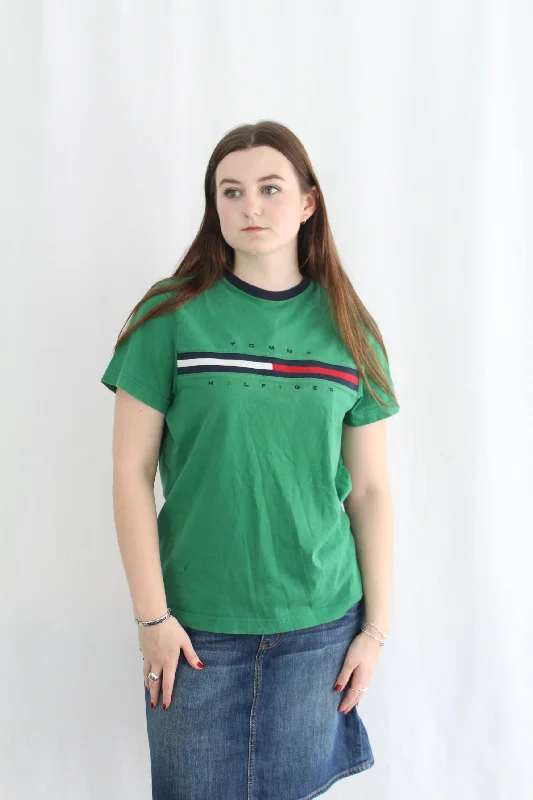 Hustler Tops-Tommy Hilfiger - Cotton Tee