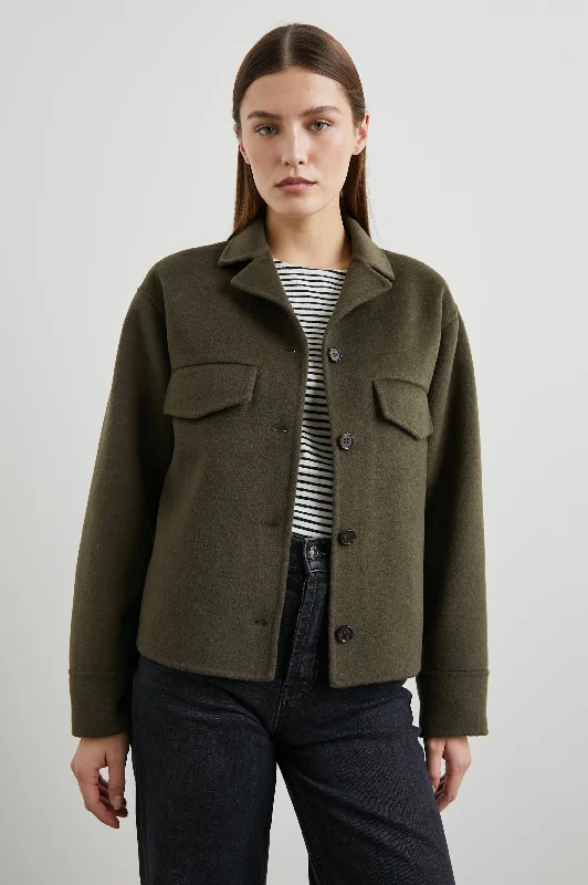 Jackets tang layer-RILEY JACKET - OLIVE