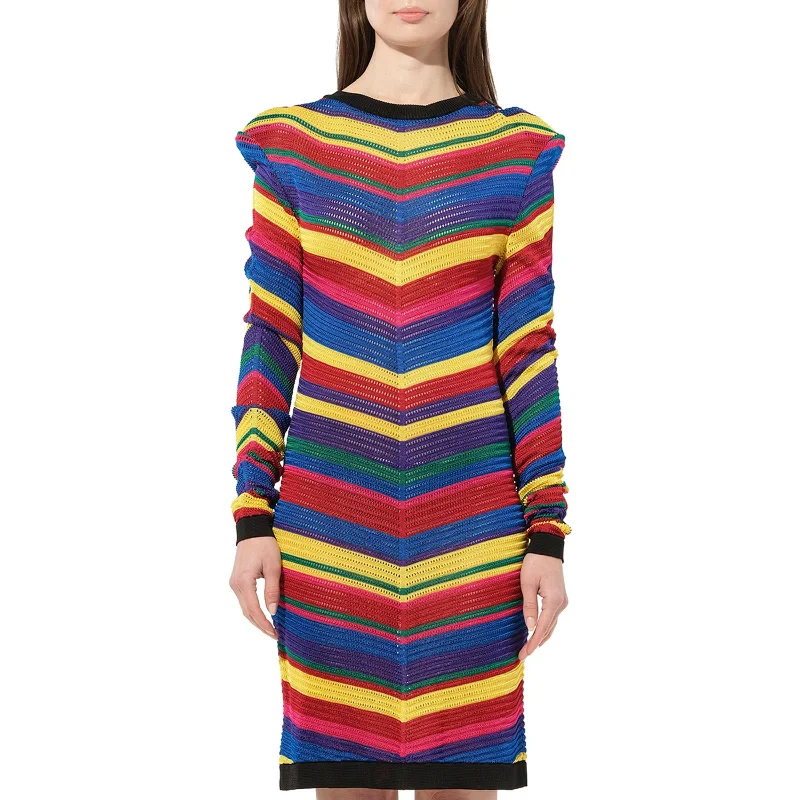 Sexy bodycon dresses-Knit Dress in Multicolor