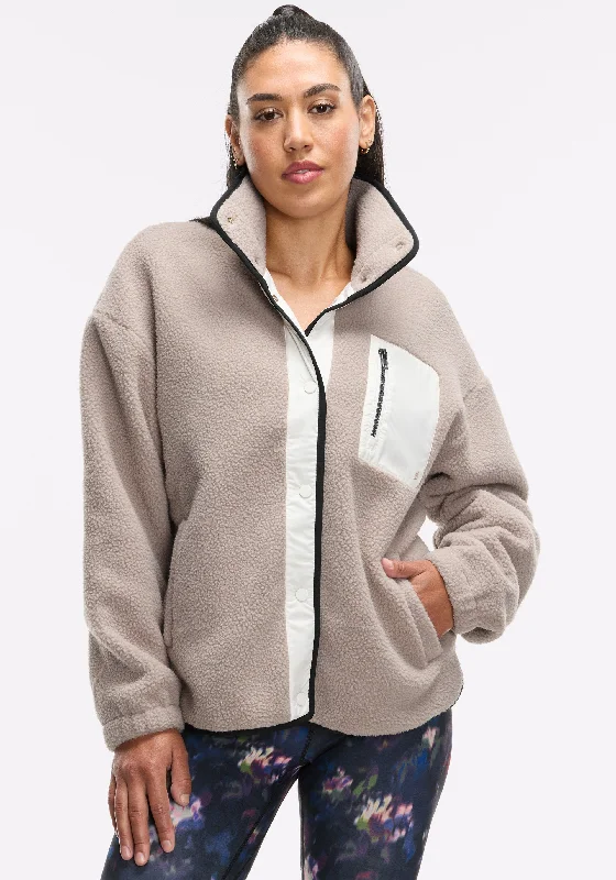 Jackets tang layer-Cozy Fleece Snap Front Jacket