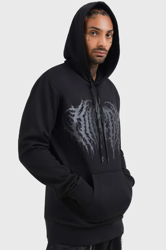 Natural-dye hoodies & sweatshirts-Walk Thru Hell Hoodie