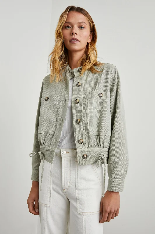 Jackets classic edge-ALMA JACKET - SAGE